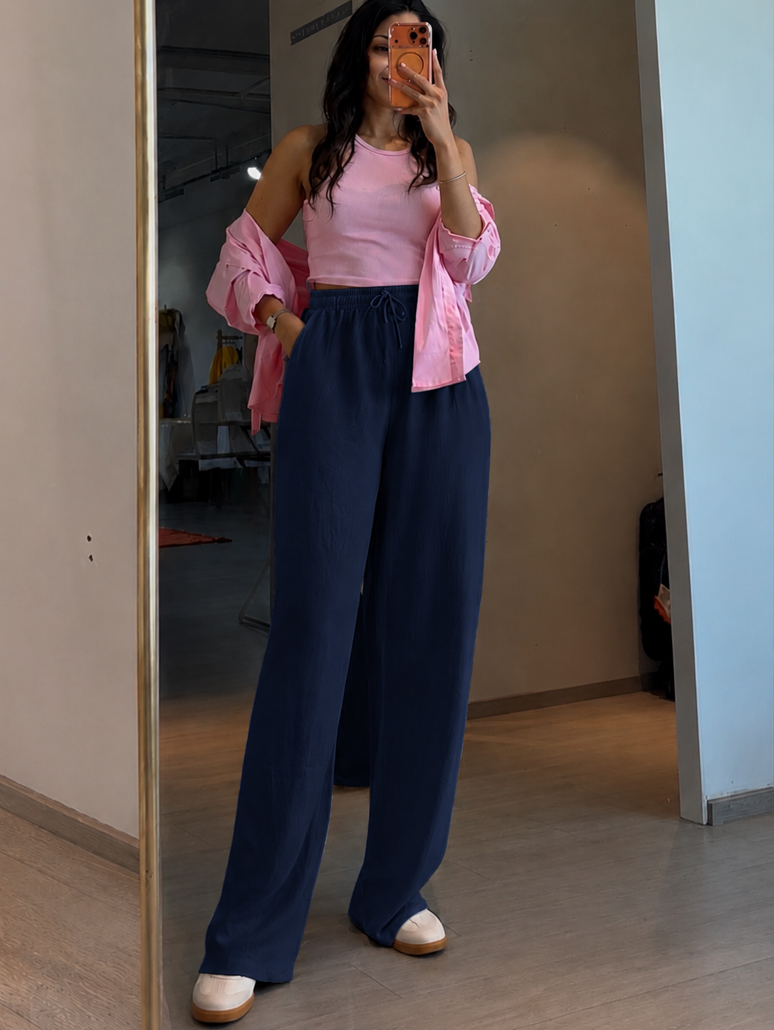 Pantalon en Lin