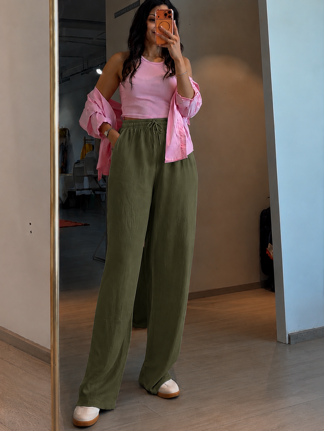 Pantalon en Lin