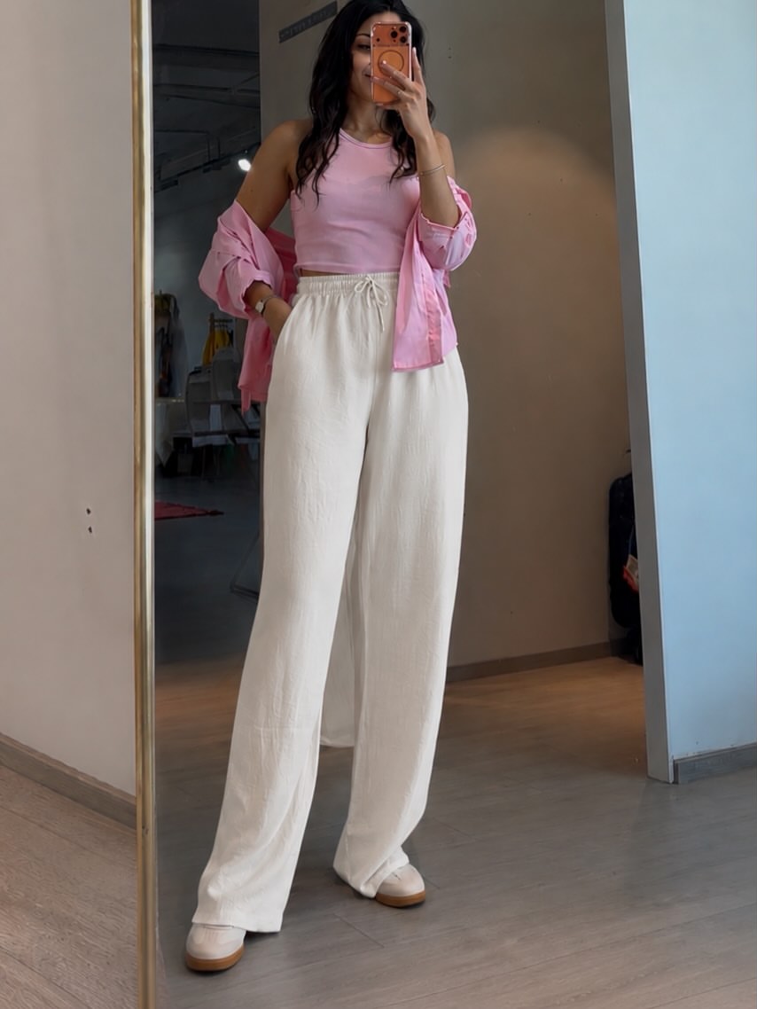 Pantalon en Lin